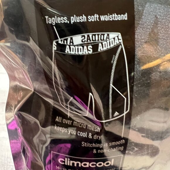 Adidas Mens Climacool 9" Midway Micro Mesh Underwear M (32-34) 2-Pack - Picture 5 of 8